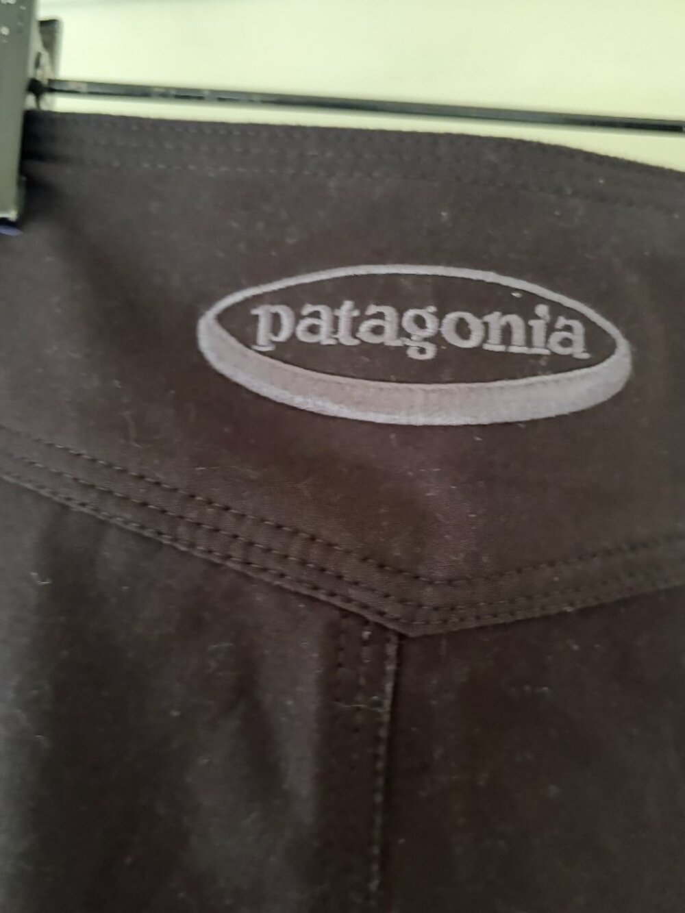 Pataloha Patagonia Women's Black Wide Leg Crop Pants Slits Size 12 - Picture 4 of 10